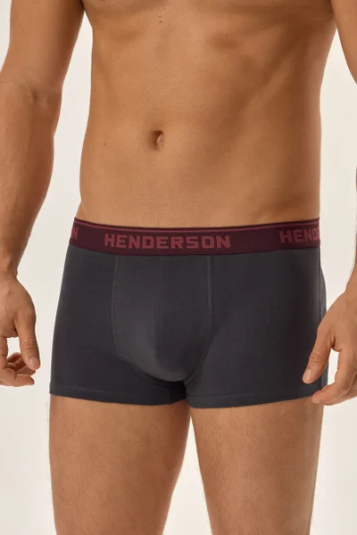 Boxerky pro muže BORDO-GREY - sada Henderson Jewel