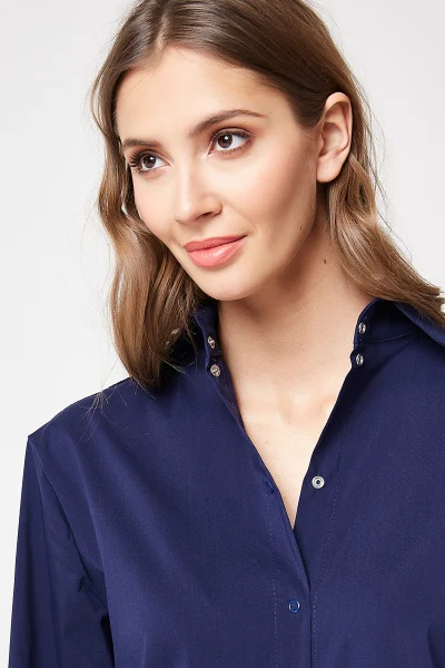 Elegantní košile Lumide Navy Blue - dámská