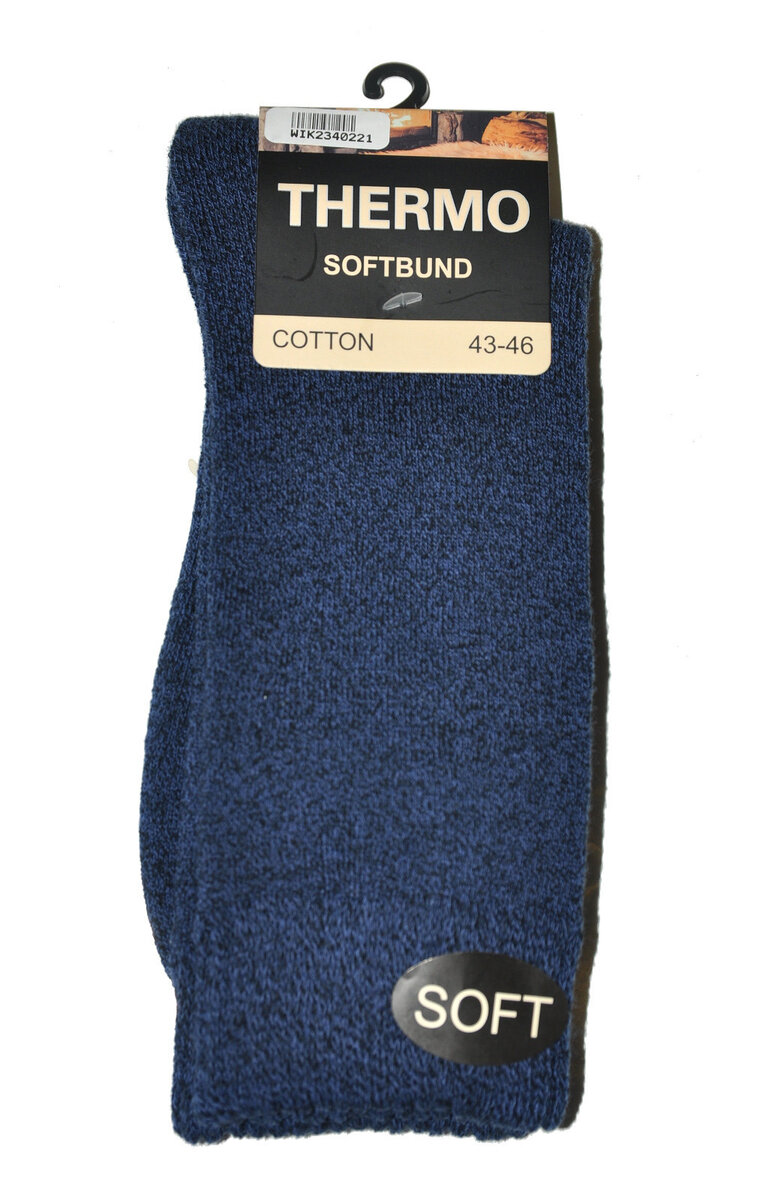 Pánské ponožky WiK 23FI78 Thermo Softbund, černá melanž 43-46 i384_93974289