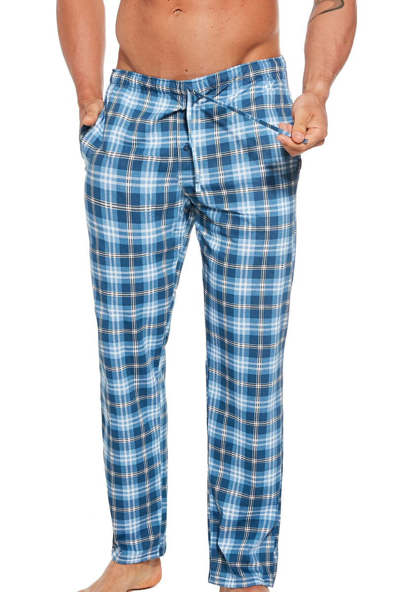 Mužské pyžamové kalhoty Cornette - Světle modrá, světle modrá XXL i41_9999932719_2:světle modrá_3:XXL_
