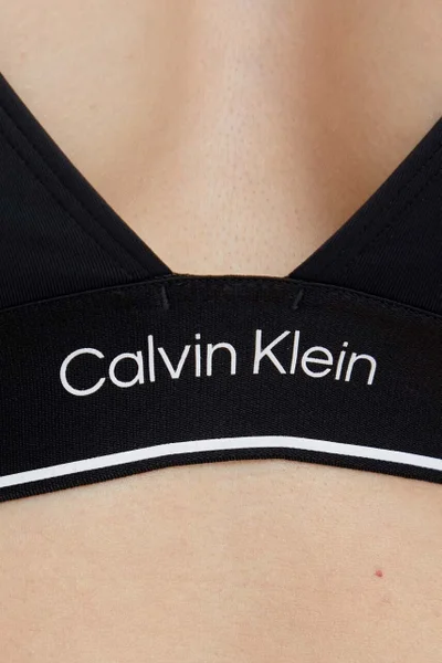 Dámská plavková podprsenka KW0KW02424 BEH černá - Calvin Klein