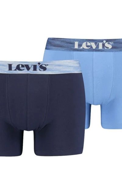 Levi's Pánské Boxerky 2ks Modré Levis