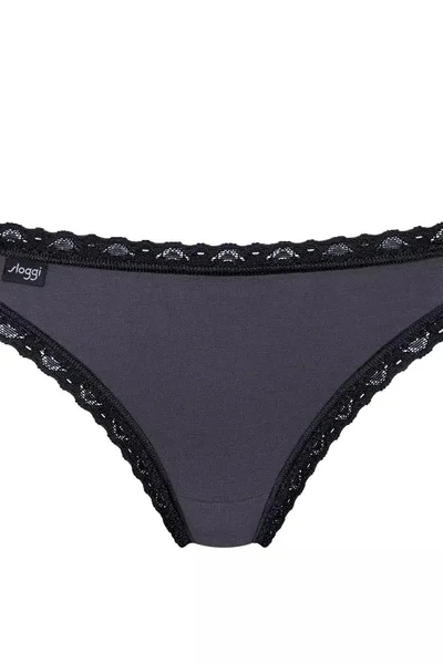 Dámská sloggi 35T Weekend Tanga C3P - BLACK COMBINATION - Sloggi BLACK COMBINATION - Slogg