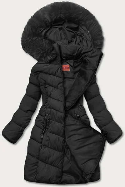 Zimní bunda s kapucí Black Beauty od YES!PINK