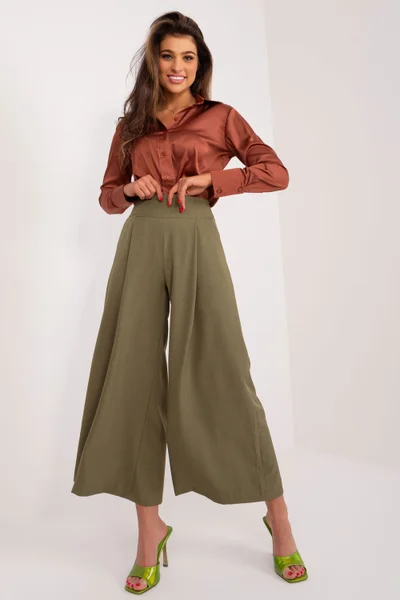 Dámské elegantní kalhoty culotte Italy Moda