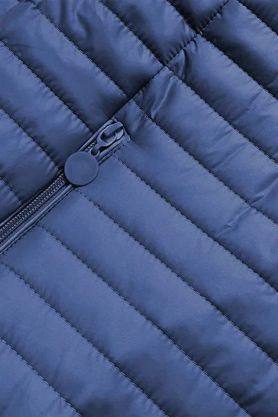 Světle modrá dámská oboustranná bunda s kapucí V2942 Andrea Lee