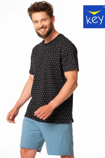 Mužská pohodlná pyžama Key Comfort 3XL-4XL