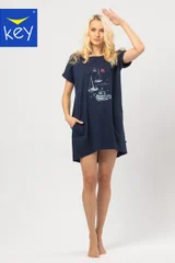 Letní dámská noční košile s aplikací Key