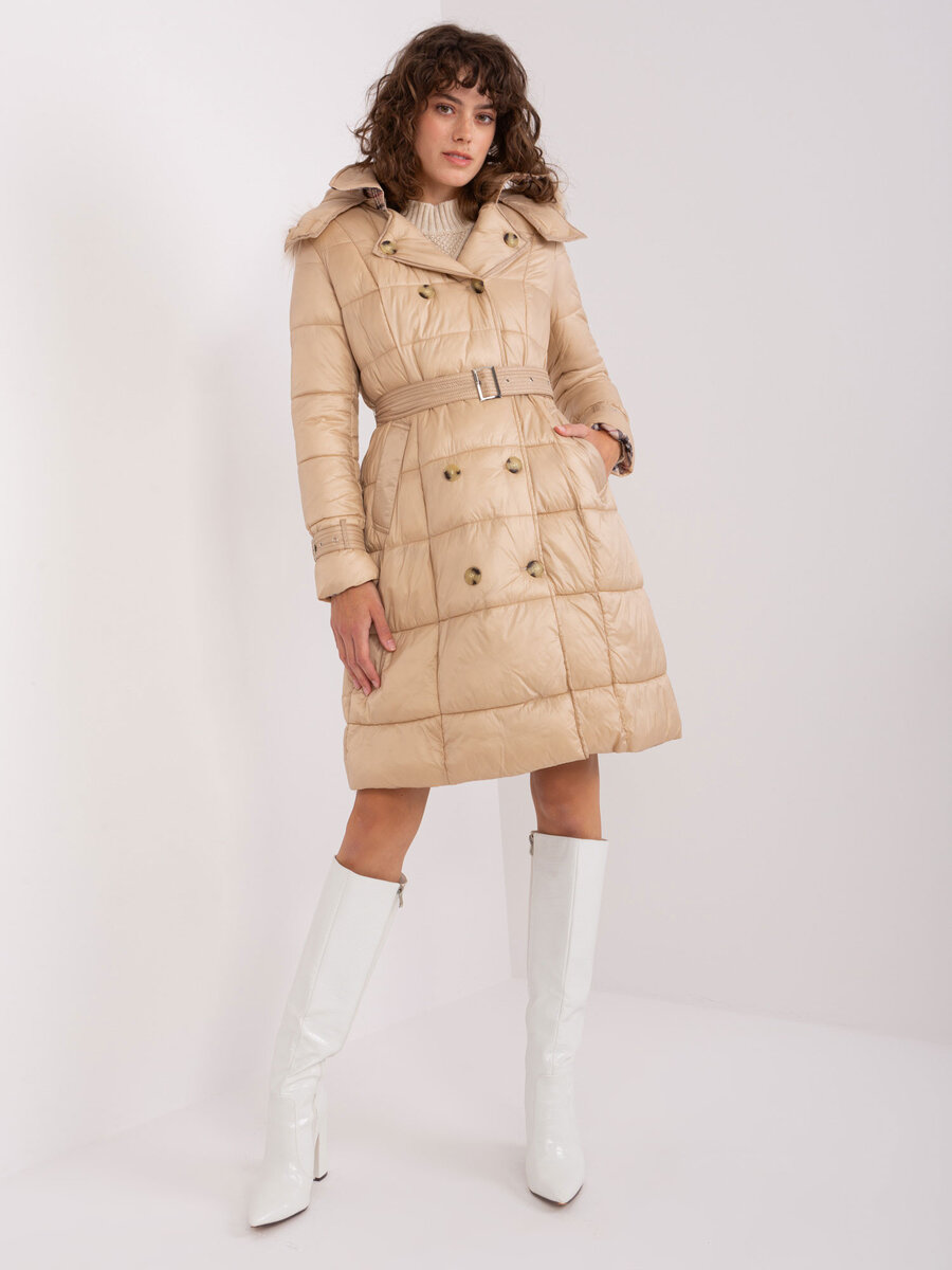 Zimní bunda pro ženy Beige Elegance FPrice, L i523_2016103476787