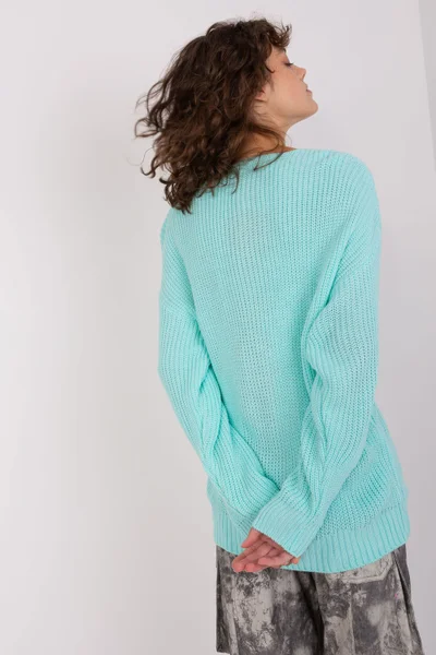 Jemný svetr s texturou pro elegantní ženy BADU