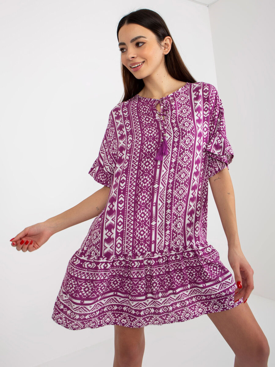 Krásné fialové šaty pro dámy - Luxoria, M i523_4063813480878