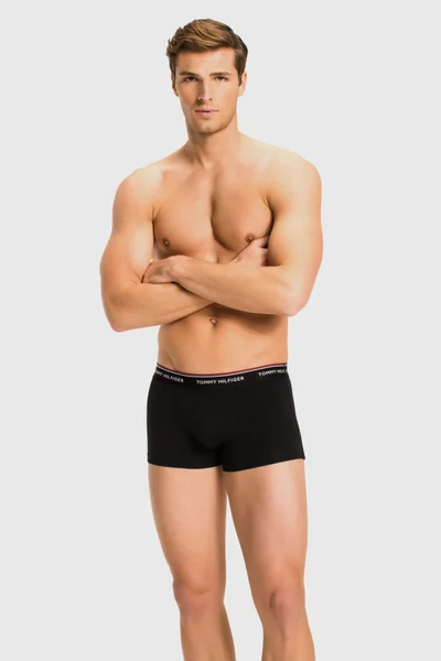 Černé boxerky 3 PACK pro muže - Tommy Hilfiger