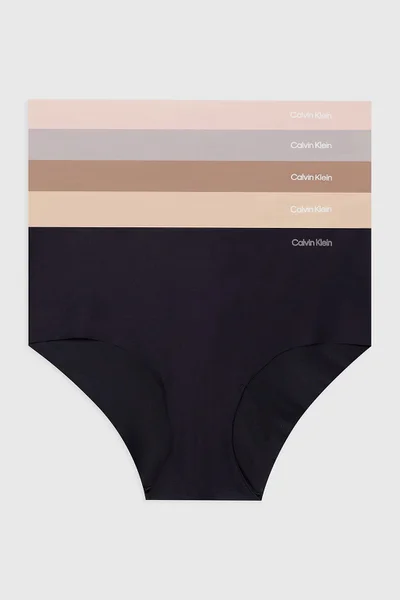 Bezešvé dámské kalhotky 5Pack - Calvin Klein Invisible