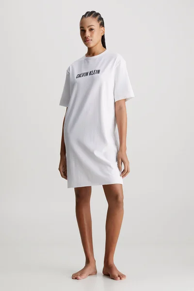 Žerzejová dámská noční košile - Calvin Klein