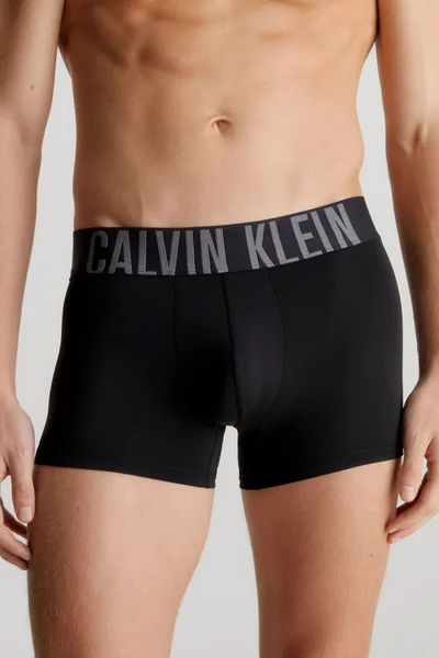 Černé boxerky MEZ s elastickým pásem - Calvin Klein (3 ks)