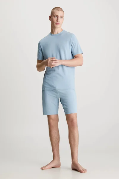 Mužské pohodlné pyžamo Calvin Klein Cotton Stretch