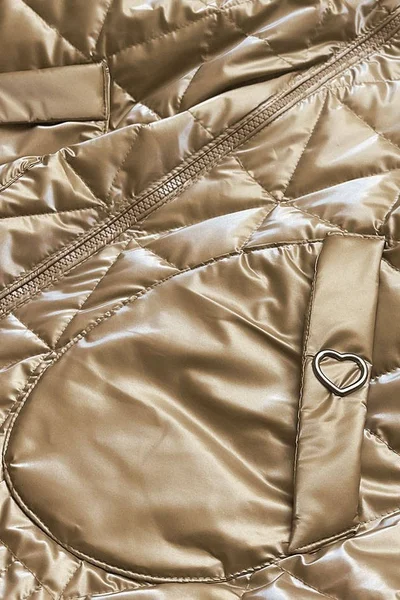 Zlatá metalická bunda pro ženy 95E8 6&8 Fashion