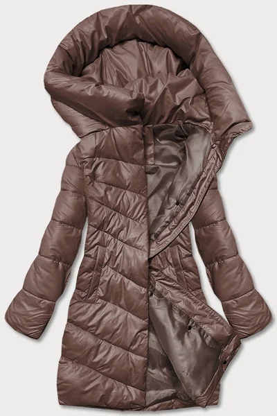 Zimní bunda YES!PINK s péřovou výplní a kapucí