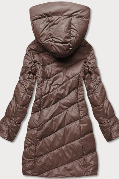 Zimní bunda YES!PINK s péřovou výplní a kapucí