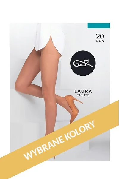 Dámské olivové punčocháče Gatta Laura - 20 den - XXL