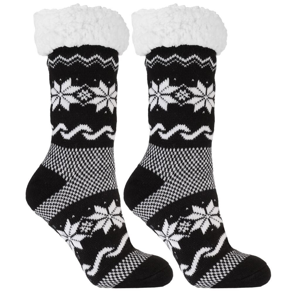 Teplé norské ponožky Beránek Black, černá UNI i43_79461_2:černá_3:uni_