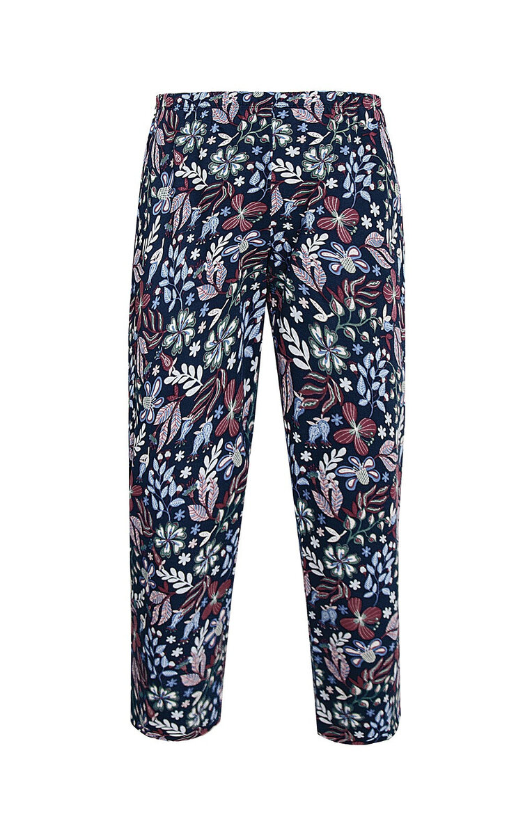 Vzorované pyžamové kalhoty Margot od Nipplex pro pohodlný spánek, tmavě modrá S i384_42380407