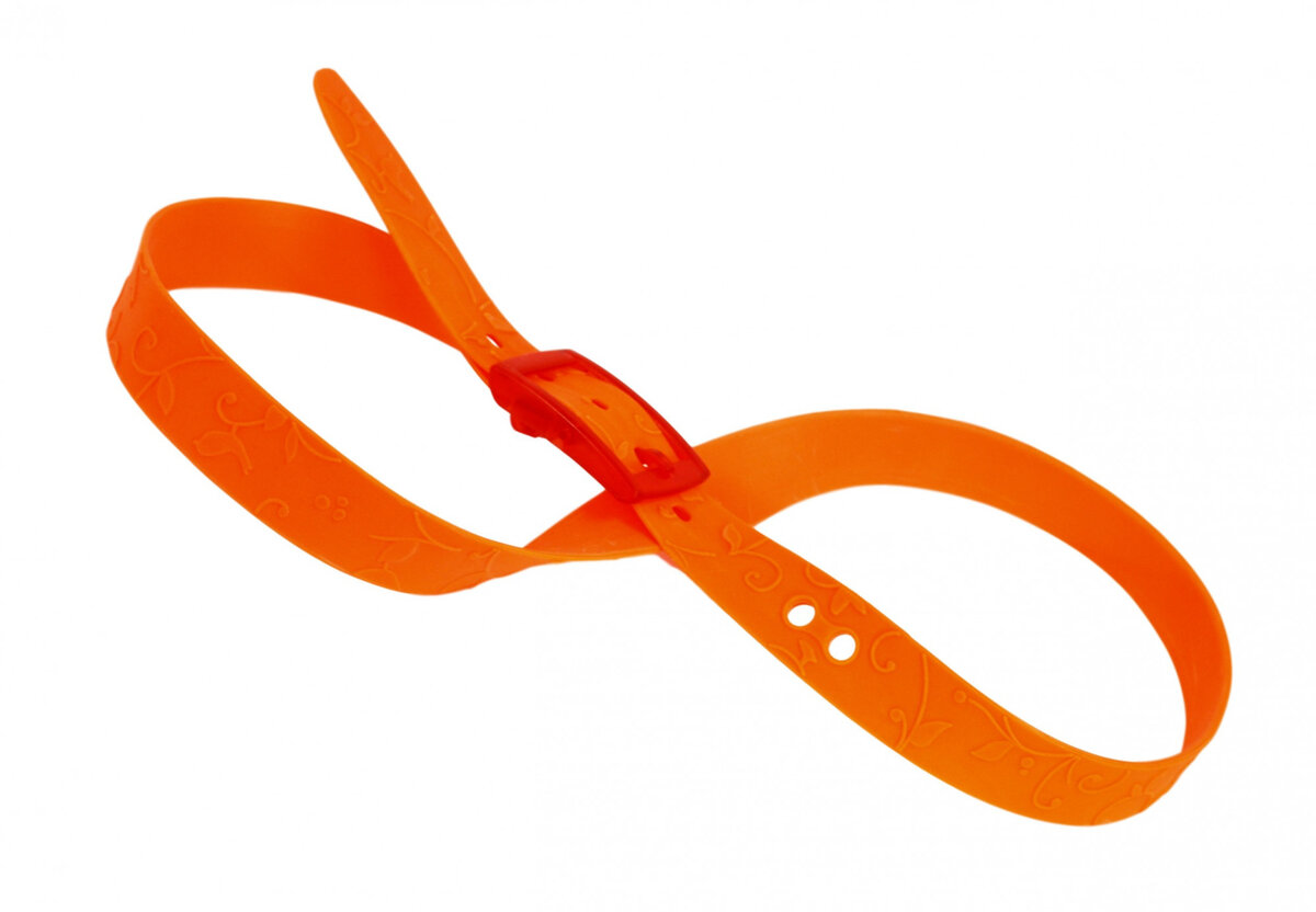 Barevný dámský pásek Moraj se vzorem, oranžová motiv kytek i10_P20790_1:1179_
