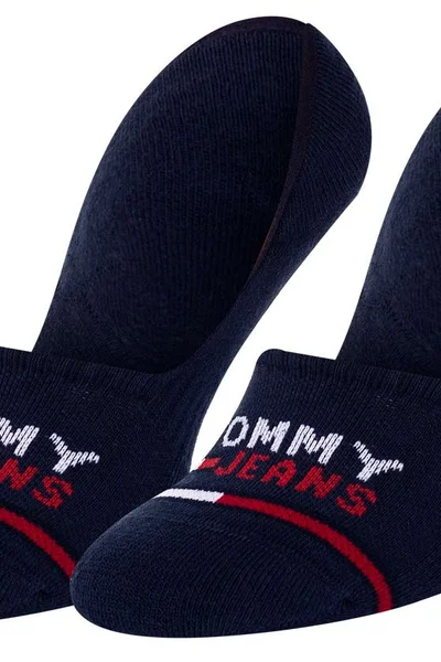 Tommy Hilfiger Neviditelné Ponožky 2Pack Tmavě Modré Tommy Hilfiger Jeans