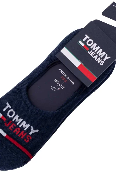 Tommy Hilfiger Neviditelné Ponožky 2Pack Tmavě Modré Tommy Hilfiger Jeans