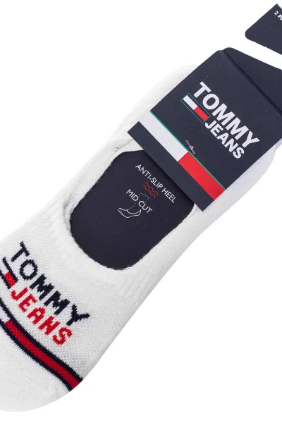 Tommy Hilfiger Bílé Invis Ponožky 2 Páry Unisex Tommy Hilfiger Jeans