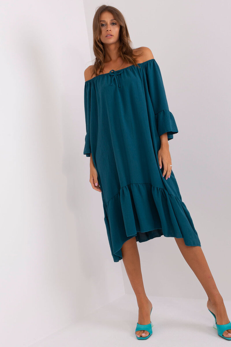 Letní volné dámské šaty s volánky - Italy Moda, universal i240_183109_2:universal