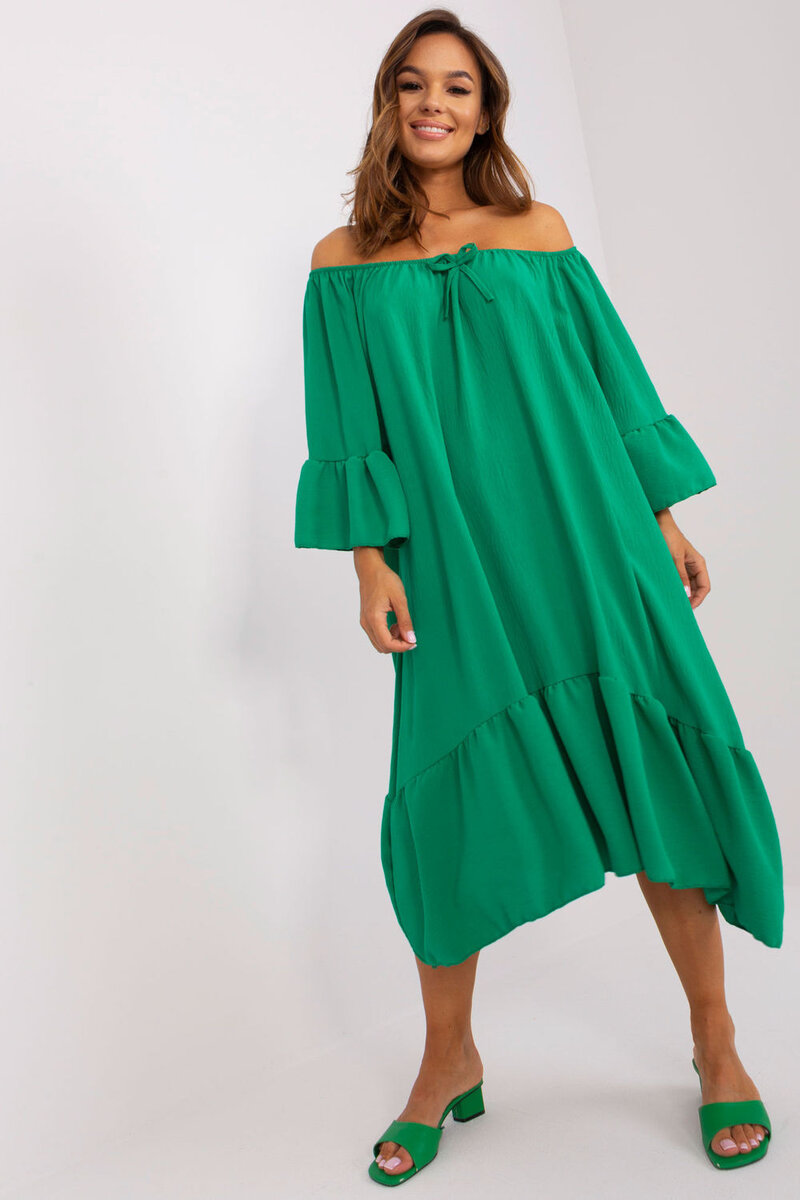 Letní volné dámské šaty s volánky - Italy Moda, universal i240_183111_2:universal