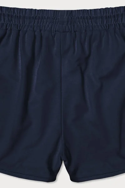 Granátové běžecké kraťasy s volnými nohavicemi a kapsami od J.STYLE