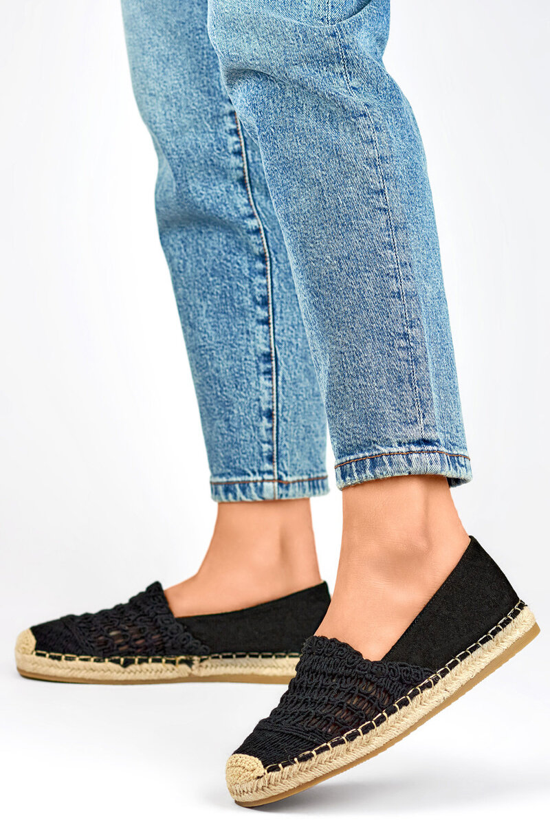 Nazouvací Černé Espadrilky Primo, 39 i240_195817_2:39