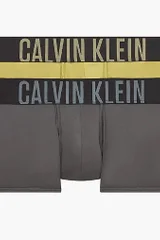 Boxerky pro muže 2 pack 1L4VI 6HH šedákhaki - Calvin Klein
