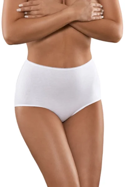 Jemné bavlněné kalhotky pro ženy - Bílá krása od Babellu