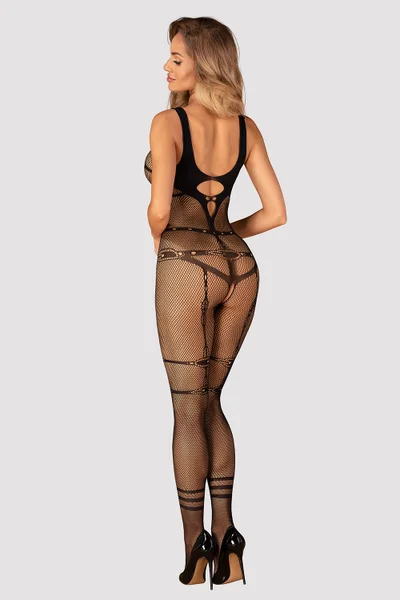 Smyslná síťovaná bodystocking Obsessive