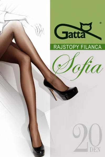 Dámské punčocháče Sofia graphite plus - Gatta