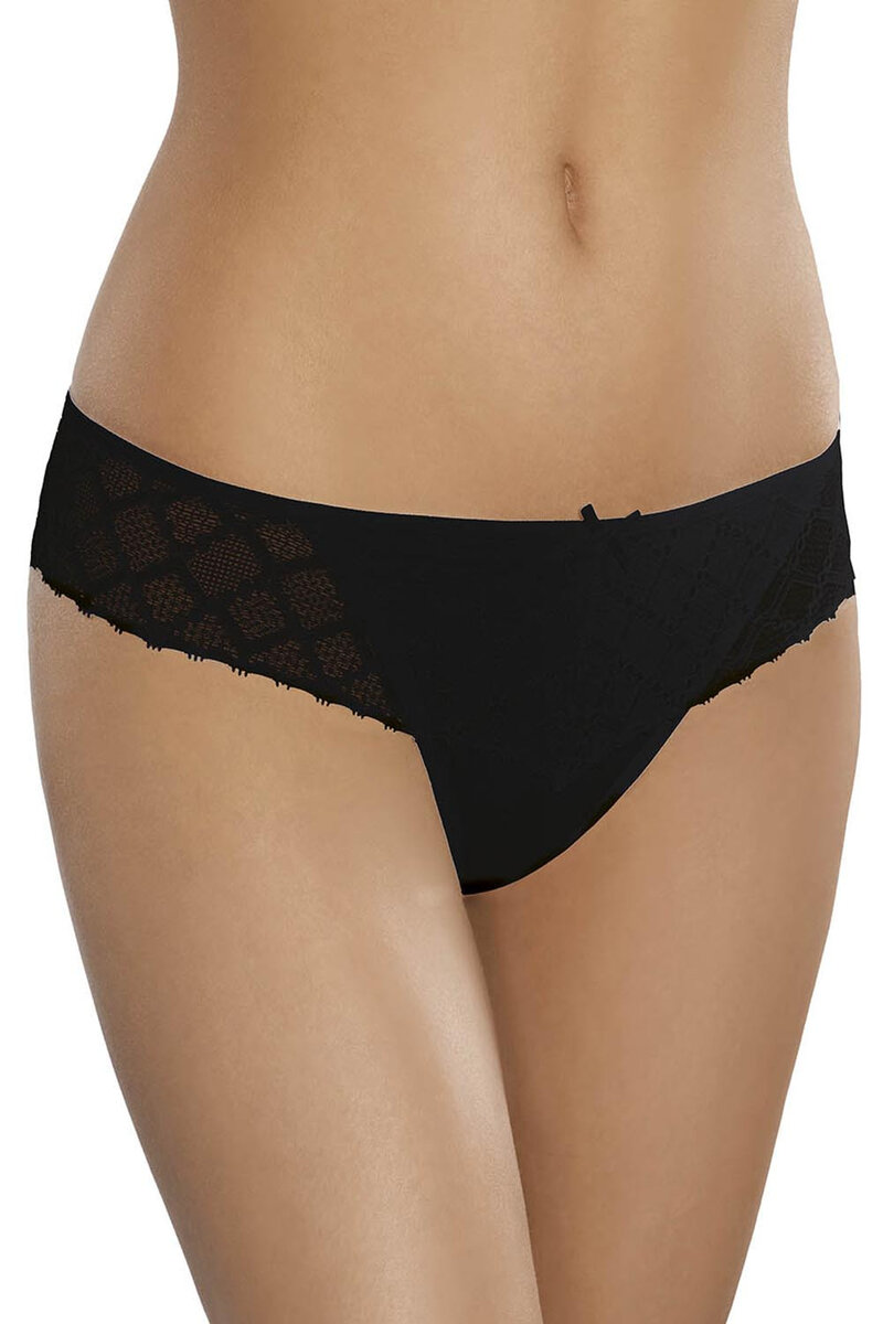 Černé klasické kalhotky Gabidar s elastanem pro ženy - model 169, L i510_26056264465