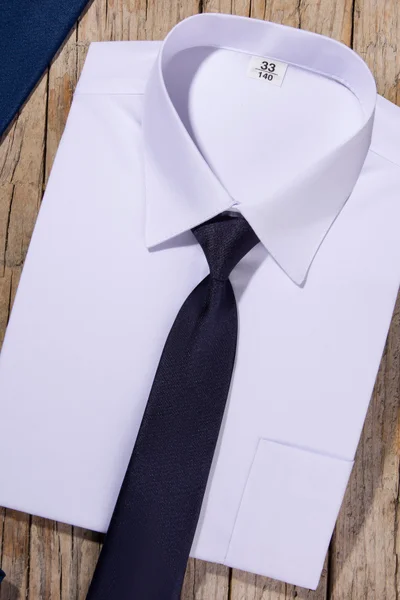 Klasická bílá pánská košile - Bílý Elegán s dl. rukávy