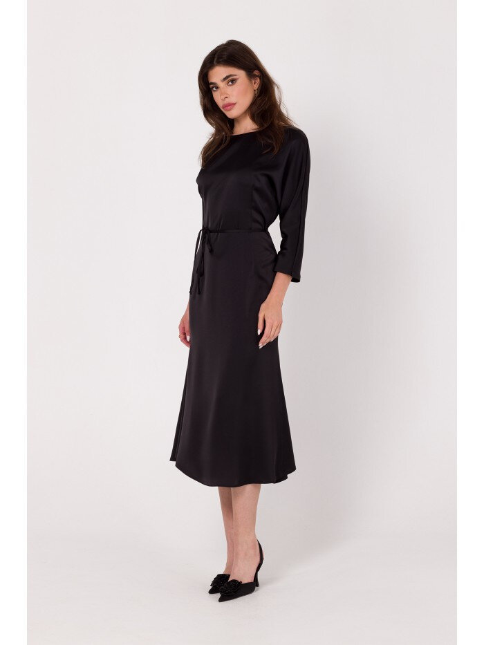 Černé Maskáčové šaty s netopýřími rukávy - Elegantní Převlek, EU XL i529_96845587622404625