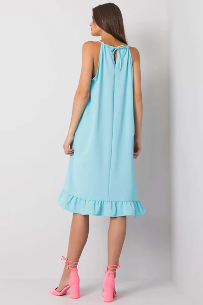 Dámské světle modré ležérní letní šaty FPrice