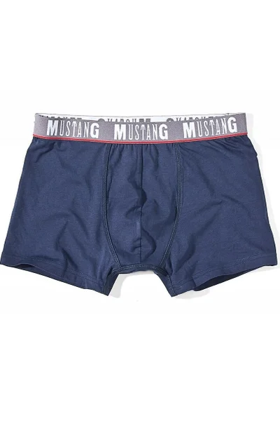 Mustang pánské retro boxerky červená/navy/anthra - 3 ks