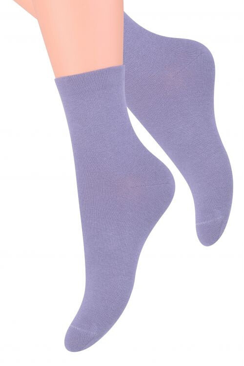 Hladké dámské ponožky Steven 7T4L3W, Růžová 38-40 i384_49035098