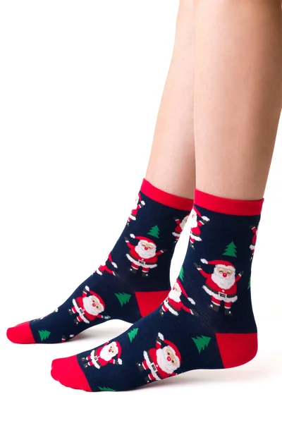 Veselé Vánoční Ponožky Steven Granátové