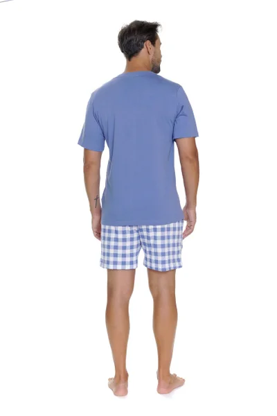 Mužské letní pyžamo Modrá Noc