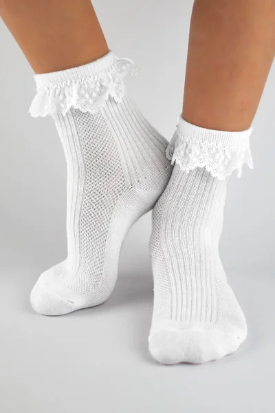 Královské dívčí ponožky Bílá - Noviti