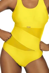 Žluté dámské plavky Self - vyjímatelné košíčky