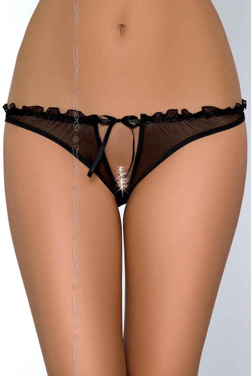 Dámské erotické kalhotky 608X8 Charbon černá - Axami, S i510_27552281140