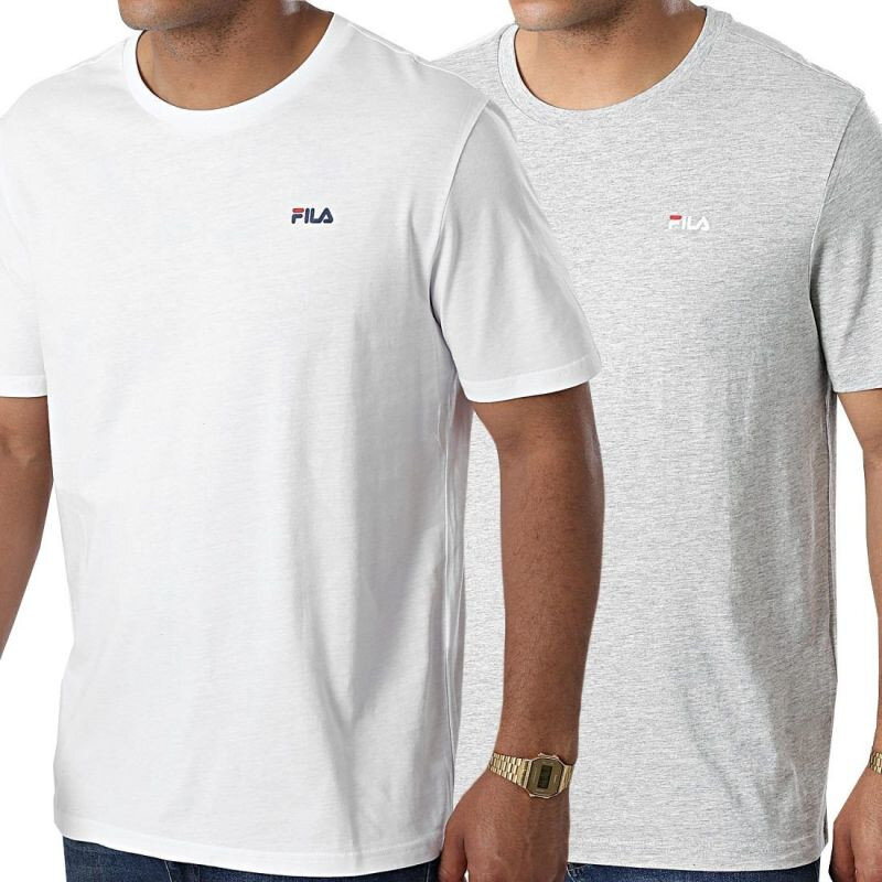 Sportovní pánská dvojice triček FILA BROD pro pohodlný styl, XXL i476_71071027